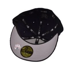 New Era New York Yankees Letterman Pin Corduroy 59Fifty Men's Fitted Hat Navy -RBD OUTLET 60487159 5
