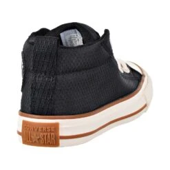 Converse Chuck Taylor All Star Street Mid Kids Shoes Black/Gum/Egret -RBD OUTLET 663591f 3