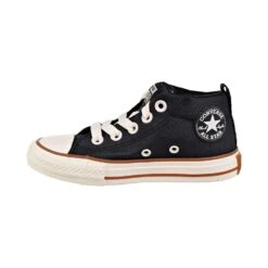 Converse Chuck Taylor All Star Street Mid Kids Shoes Black/Gum/Egret -RBD OUTLET 663591f 4