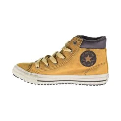 Converse Chuck Taylor All Star PC Boot Hi Kids' Shoes Wheat-Birch Bark -RBD OUTLET 665163c 4