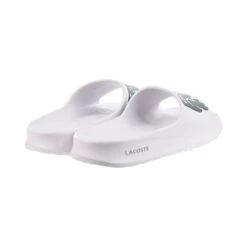 Lacoste Croco 2.0 0721 2 CMA Men's Slides White/Dark Green -RBD OUTLET 7 41cma0010 1r5 3