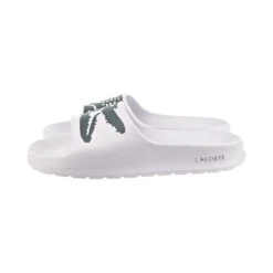 Lacoste Croco 2.0 0721 2 CMA Men's Slides White/Dark Green -RBD OUTLET 7 41cma0010 1r5 4