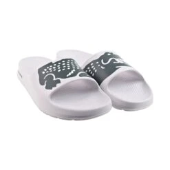 Lacoste Croco 2.0 0721 2 CMA Men's Slides White/Dark Green