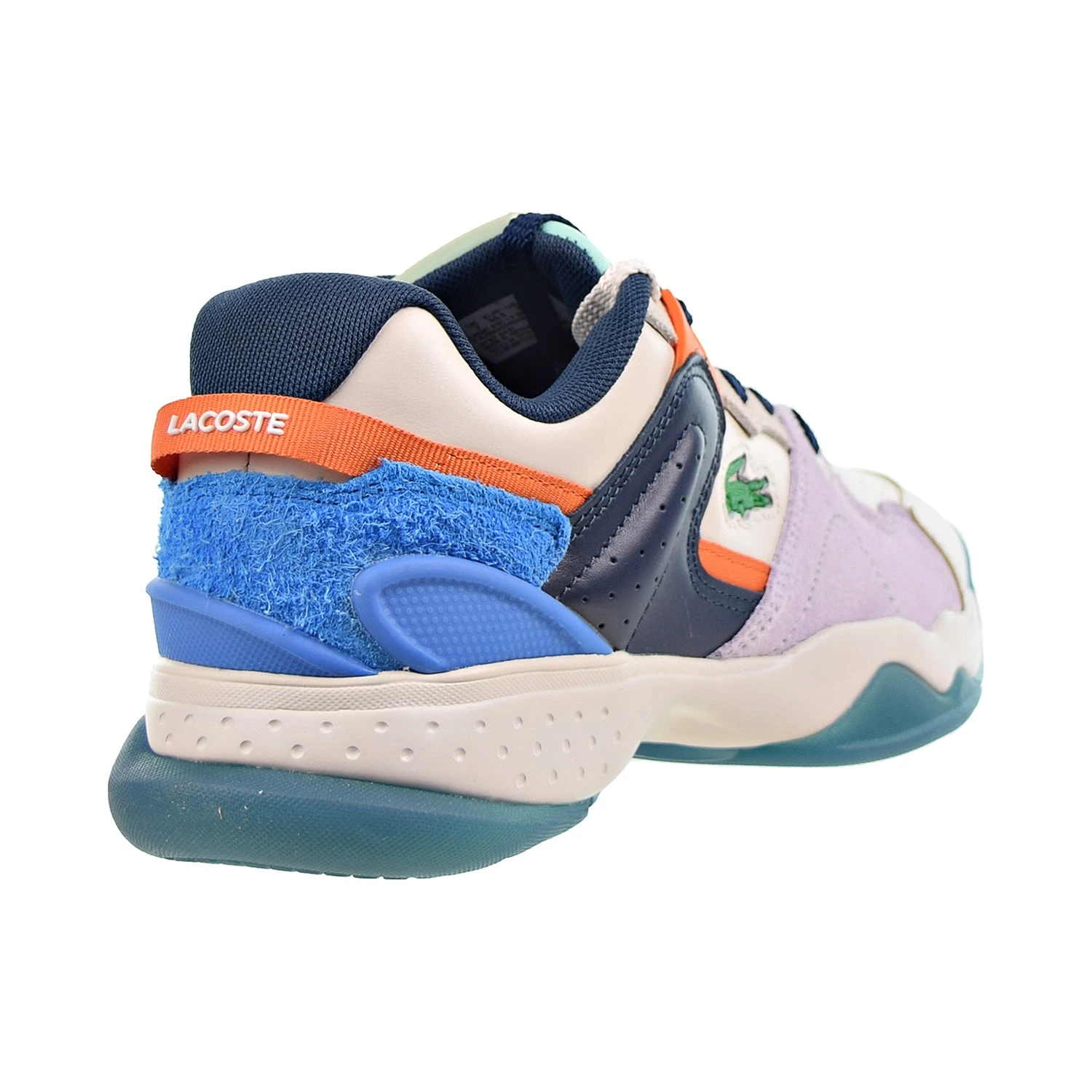 Lacoste T-Point 0121 1 P SMA Men's Shoes Off White-Purple 3 Lacoste T-Point 0121 1 P SMA Men's Shoes Off White-Purple - Image 3