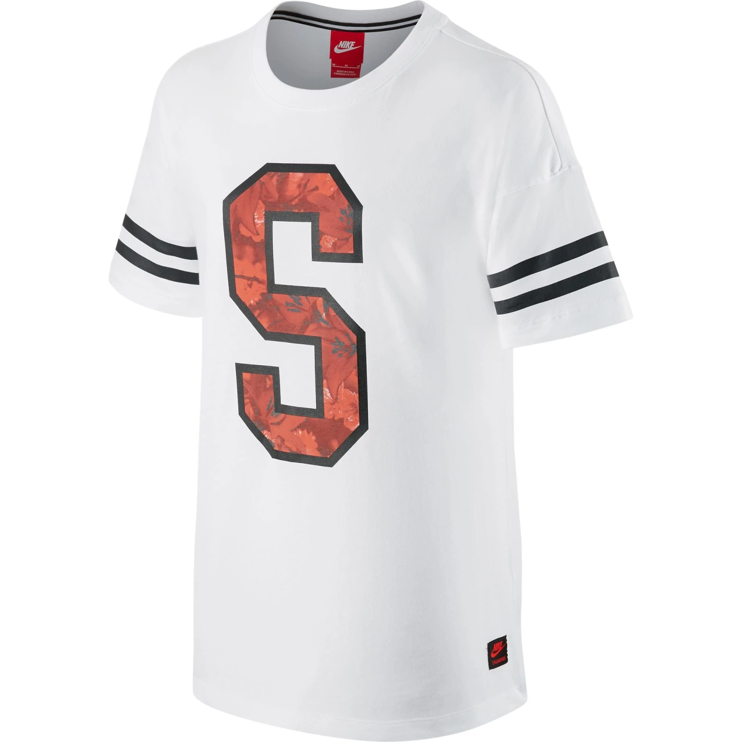 Nike City Shanghai Women's T-Shirt White/Black 1 Nike City Shanghai Women's T-Shirt White/Black