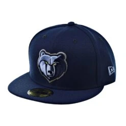 New Era Memphis Grizzlies 59Fifty Men's Fitted Hat Blue -RBD OUTLET 70457402 main 786acf6b 013f 43a4 bdc8 e081bb0e8107