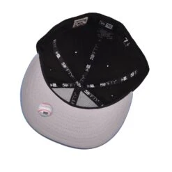 New Era New York Mets 59Fifty Men's Fitted Hat Black-Sky Blue -RBD OUTLET 70741638 5