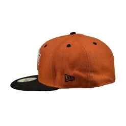New Era MLB New York Knicks 59Fifty Men's Fitted Hat Orange-Black -RBD OUTLET 70799469 3