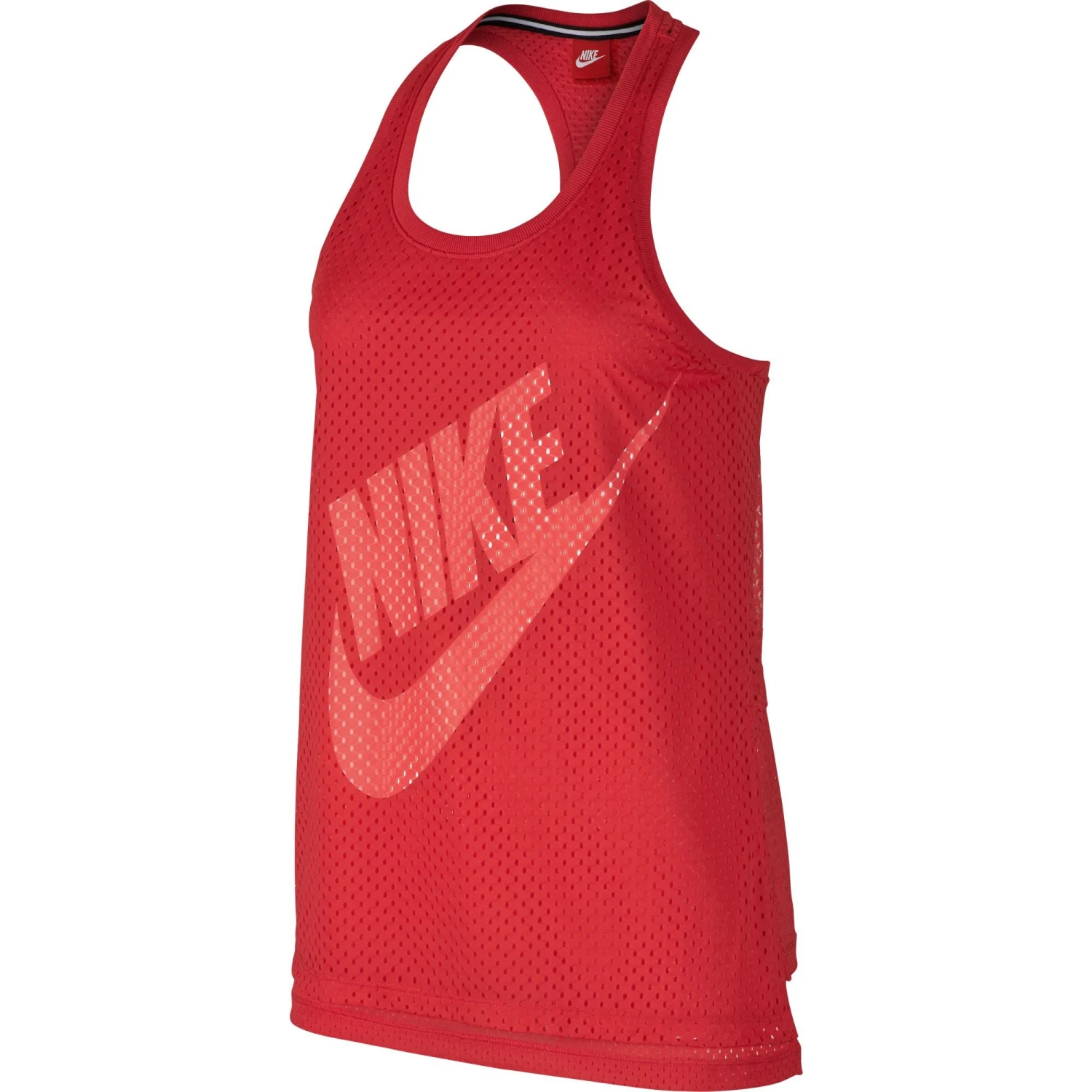 Nike Mesh Women's Tank Top Athletic Light Crimson/White 1 Nike Mesh Women's Tank Top Athletic Light Crimson/White