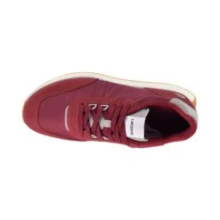 Lacoste L-Spin Deluxe Textile SMA Men's Shoes Burgundy-Off White -RBD OUTLET 745sma0003 3c9 5