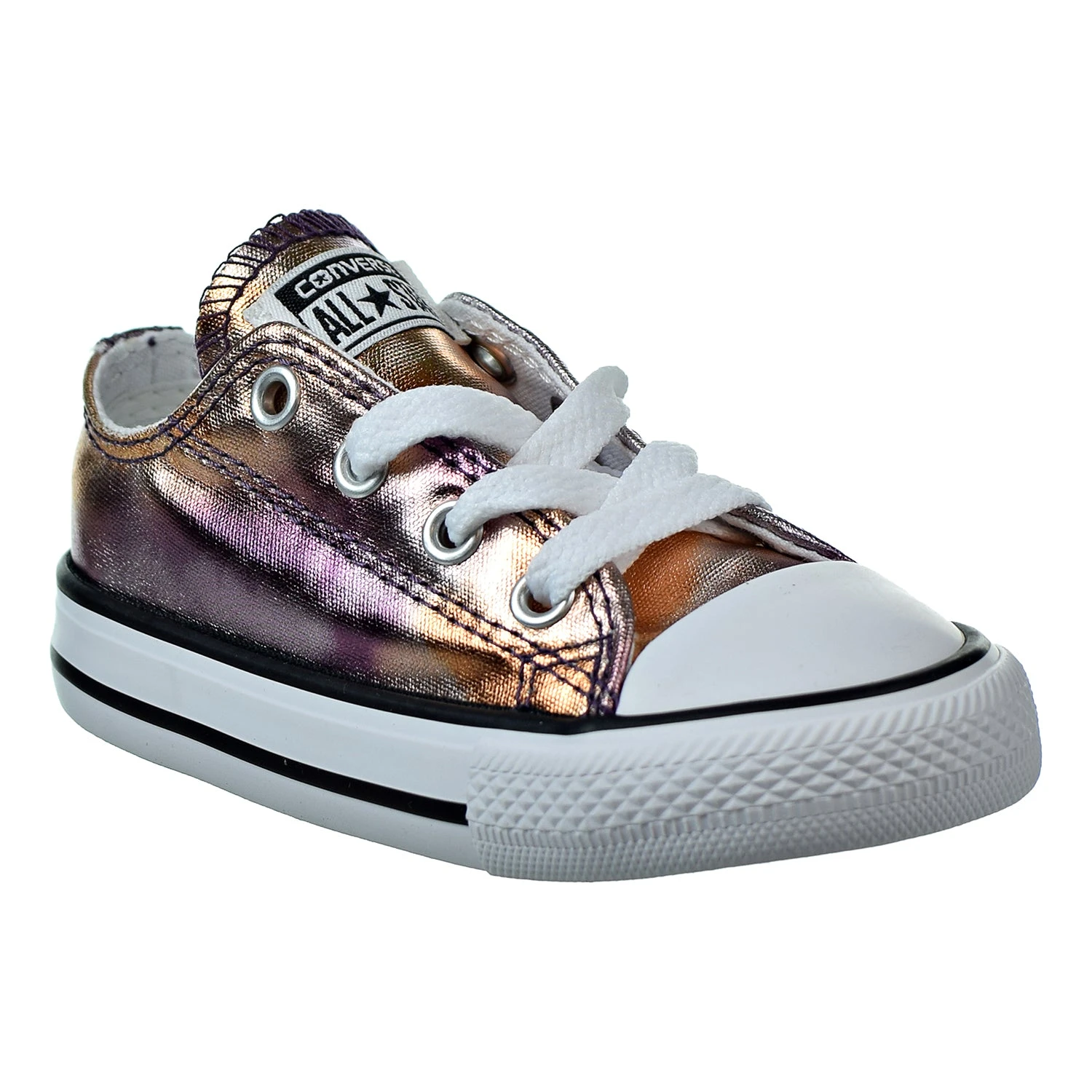 Converse CTAS OX Toddler's Sneaker Dusk Pink/White/Black 2 Converse CTAS OX Toddler's Sneaker Dusk Pink/White/Black - Image 2