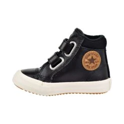 Converse Chuck Taylor All Star 2V Pc Boot Hi Toddler's Shoes Black/Burnt Caramel -RBD OUTLET 761981c 4