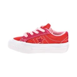 Converse One Star Ox Toddler Shoes Enamel Red-Pink -RBD OUTLET 762001c 4