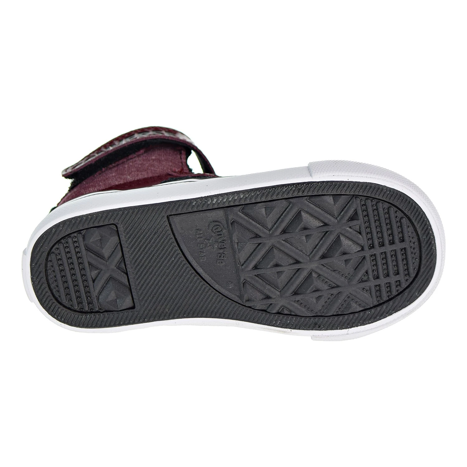 Converse Pro Blaze Strap HI Toddlers Shoes Dark Burgundy/Black/White 6 Converse Pro Blaze Strap HI Toddlers Shoes Dark Burgundy/Black/White - Image 6