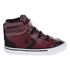 Converse Pro Blaze Strap HI Toddlers Shoes Dark Burgundy/Black/White