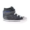 Converse Pro Blaze Strap Hi Two-Tone Leather Toddler Shoes Black-Hyper Royal
