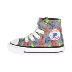 Converse Chuck Taylor AS Dinoverse Hook And Loop Toddler Shoes Cool Grey-Black -RBD OUTLET 766202c 4