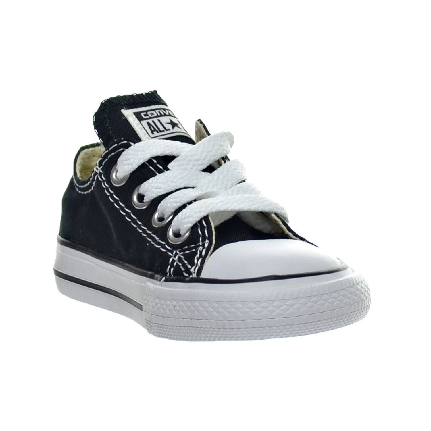 Converse Chuck Taylor All Star Low Top Infants/Toddlers Shoes Black 2 Converse Chuck Taylor All Star Low Top Infants/Toddlers Shoes Black - Image 2