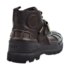 Polo Ralph Lauren Oslo Low Men's Waterproof Boots Leather/Nubuck Dark Brown -RBD OUTLET 812845237 002 3