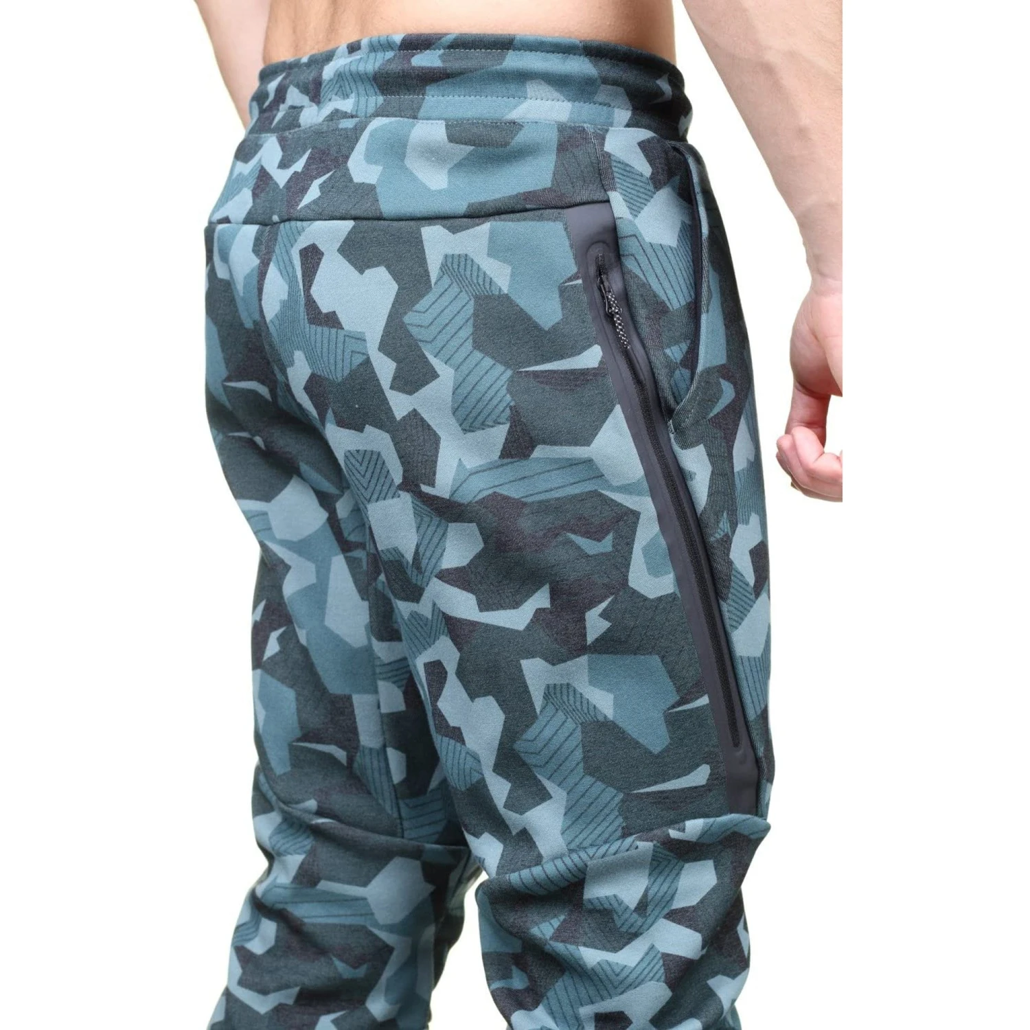 Nike Tech Fleece Jogger Men's Pants Green 2 Nike Tech Fleece Jogger Men's Pants Green - Image 2