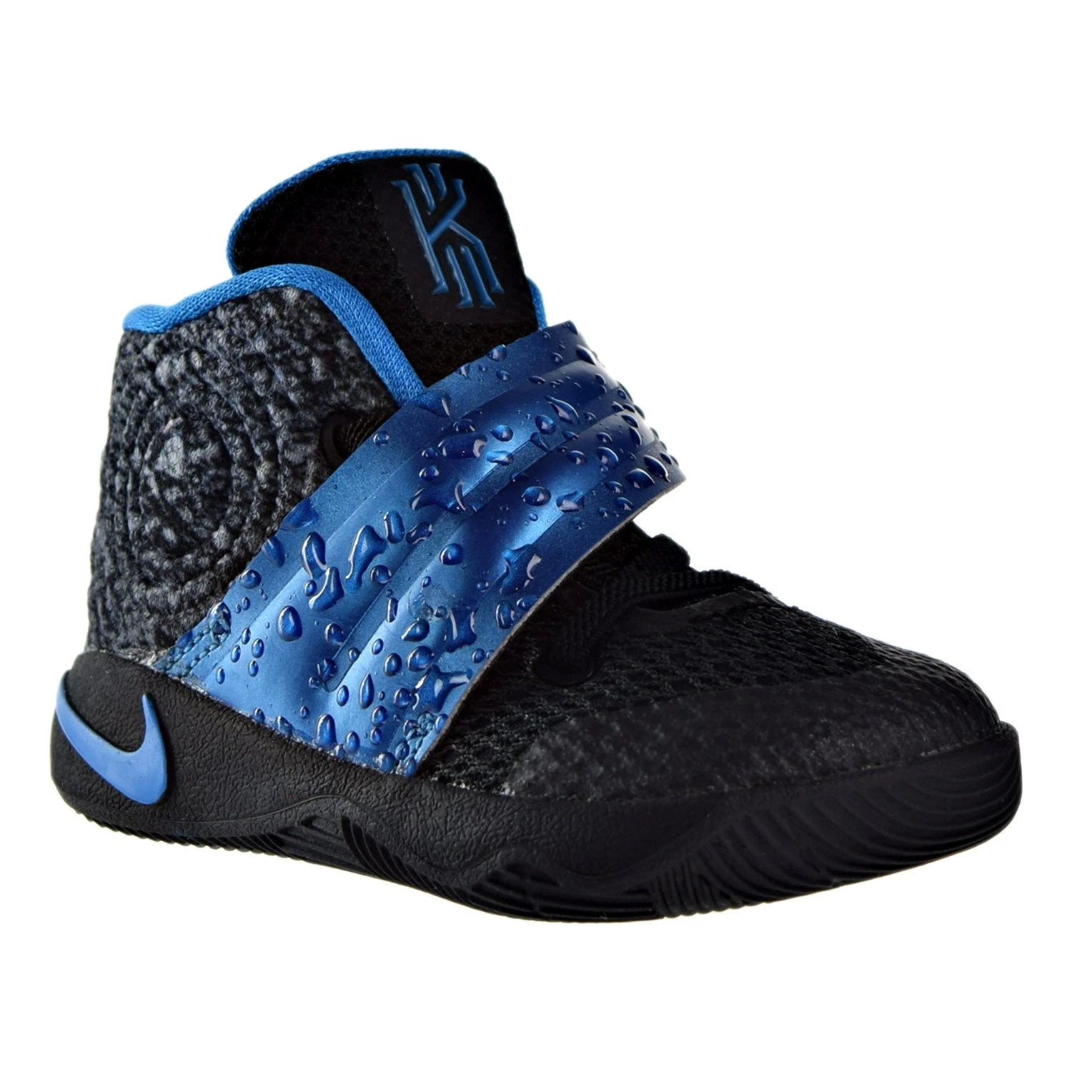 Nike Kyrie 2 Toddler Shoes Black/Blue Glow/Anthracite 2 Nike Kyrie 2 Toddler Shoes Black/Blue Glow/Anthracite - Image 2