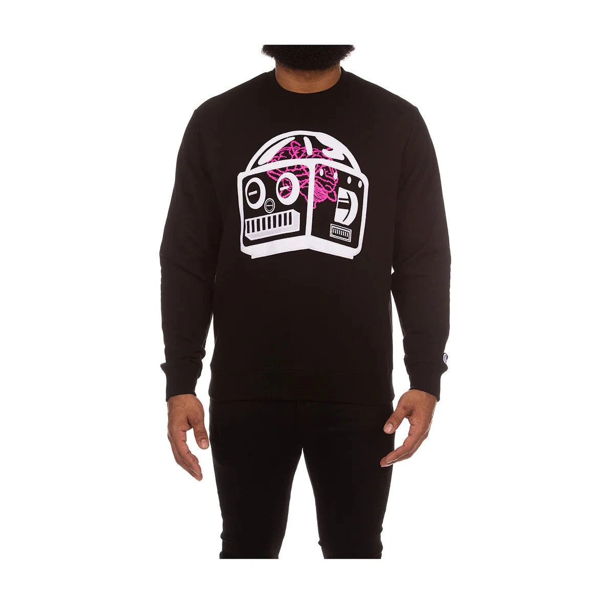 Billionaire Boys Club Brainwaves Men's Crewneck Sweatshirt Black 3 Billionaire Boys Club Brainwaves Men's Crewneck Sweatshirt Black - Image 3