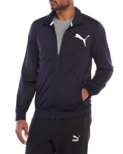Puma Contrast Longsleeve Men's Jacket New Navy