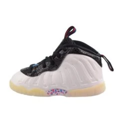 Nike Little Posite Pro '3D Safari' (TD) Toddler Shoes White-Blue Hero-Red Orbit -RBD OUTLET 843769 102 4
