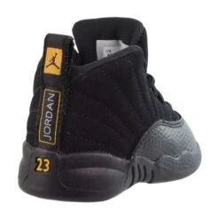 Jordan 12 Retro Black Taxi (TD) Toddler Shoes Retro Black Taxi -RBD OUTLET 850000 071 3