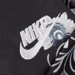 Nike Men's Sportswear N98 Floral Printed Jogger White-Black -RBD OUTLET 909240 100 3