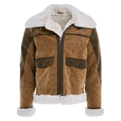 Jordan Craig Vienna Fur Bomber Men's Jacket Brown -RBD OUTLET 91405 brown 3