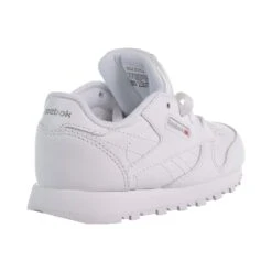 Reebok Classic Leather Toddler's Shoes White/Light Grey -RBD OUTLET 92756 3