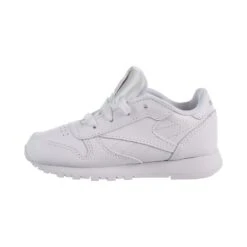 Reebok Classic Leather Toddler's Shoes White/Light Grey -RBD OUTLET 92756 4