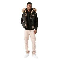 Jordan Craig Yukon Camo Fur Puffer Men's Vest Woodland -RBD OUTLET 9374vc woodland 3