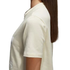 Adidas Women's Originals Trefoil T-Shirt Mist Sun/White 8 Adidas Women's Originals Trefoil T-Shirt Mist Sun/White -RBD OUTLET CV9893 4