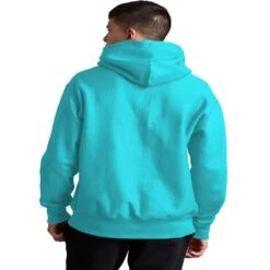 Champion Reverse Weave Fleece Men's Pullover Hoodie Blue Horizon -RBD OUTLET GF68 YO6819 20QQC 3