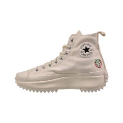 Converse Run Star Hike Platform Hi Embroidered Fruits & Florals Mens Shoes Egret -RBD OUTLET a03560c 4