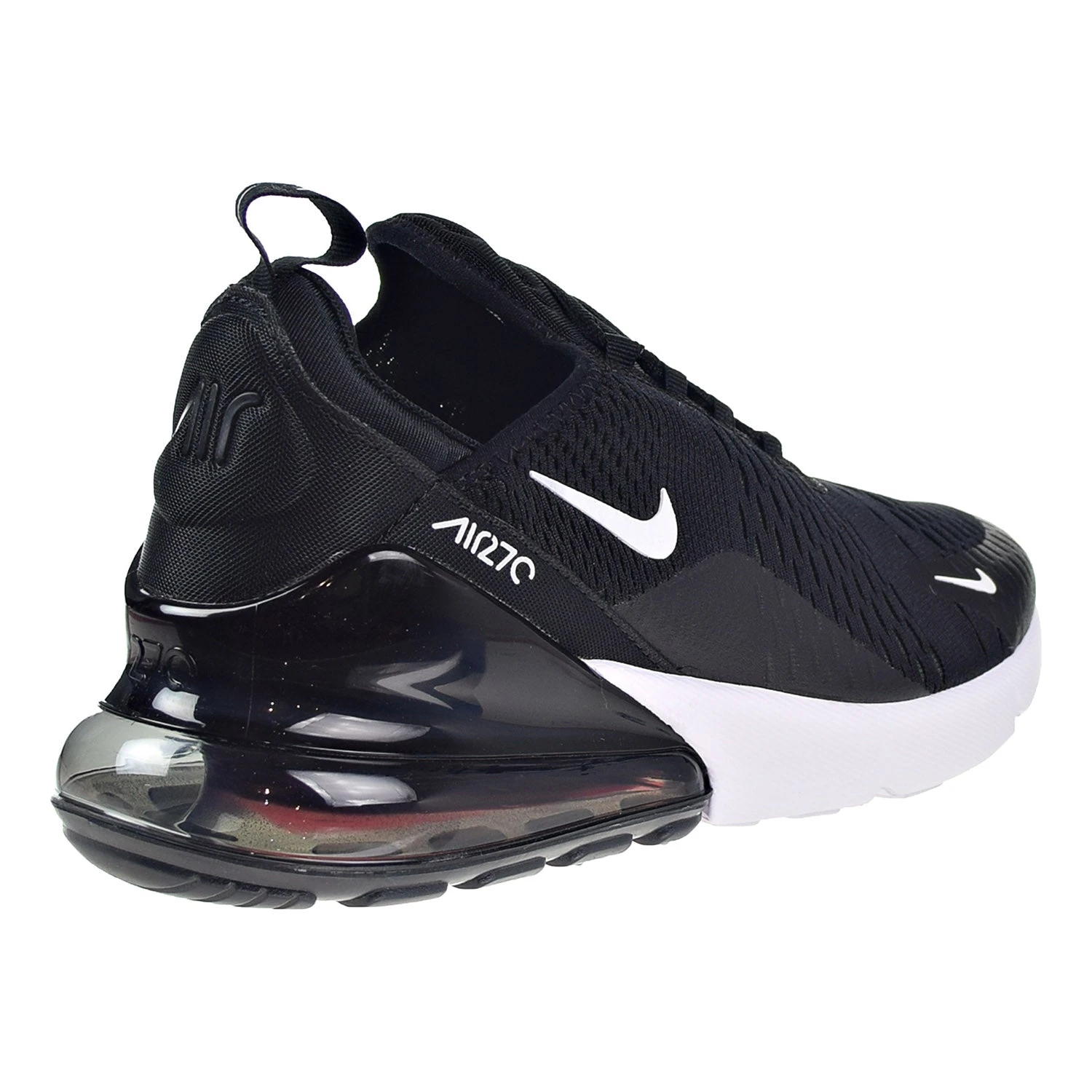 Nike Air Max 270 Mens Casual Shoes Black/Anthracite/White 3 Nike Air Max 270 Mens Casual Shoes Black/Anthracite/White - Image 3