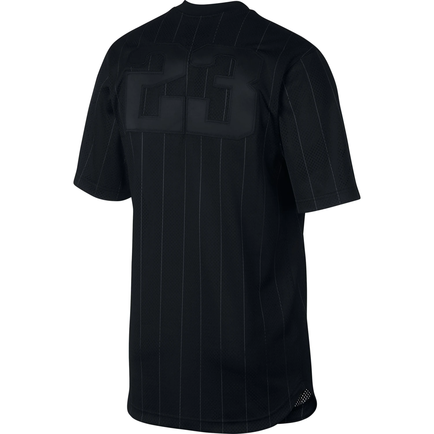 Air Jordan Retro 9 Men's Sportswear Jersey Shirt Black/Grey 2 Air Jordan Retro 9 Men's Sportswear Jersey Shirt Black/Grey - Image 2