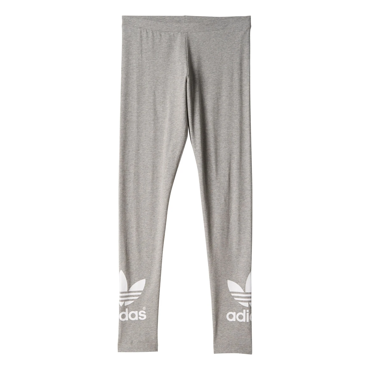 Adidas Originals Women's Trefoil Leggings Grey/White 1 Adidas Originals Women's Trefoil Leggings Grey/White