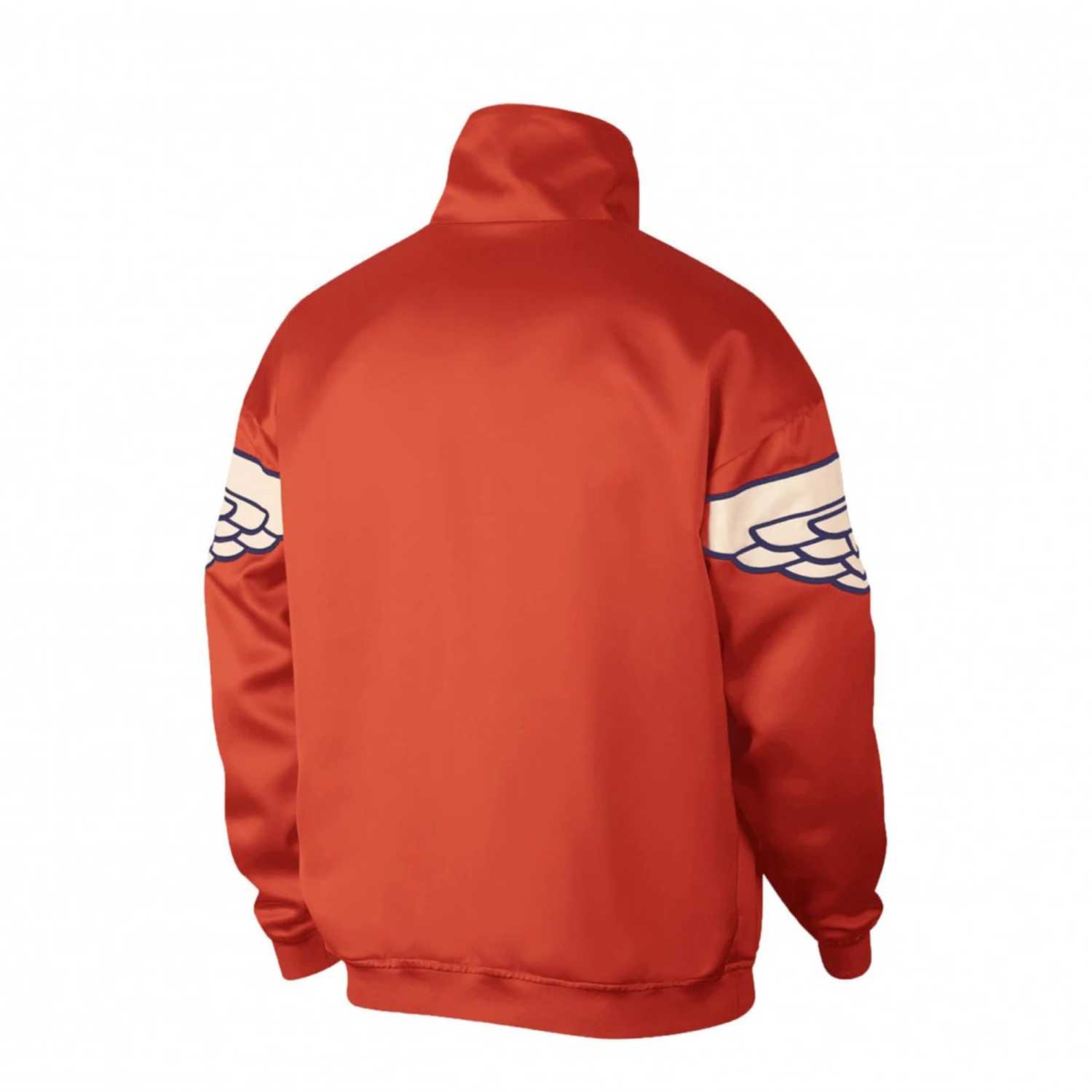 Jordan Wing Classic Men's Pull Over Hoodie Orange 2 Jordan Wing Classic Men's Pull Over Hoodie Orange - Image 2
