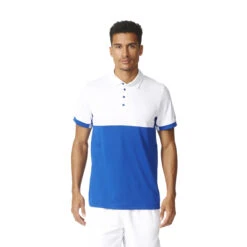 Adidas Men's T16 CC Team Tennis Polo Shirt [Big Sizes] Croyal/White -RBD OUTLET ao3593 3
