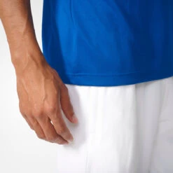 Adidas Men's T16 CC Team Tennis Polo Shirt [Big Sizes] Croyal/White -RBD OUTLET ao3593 6