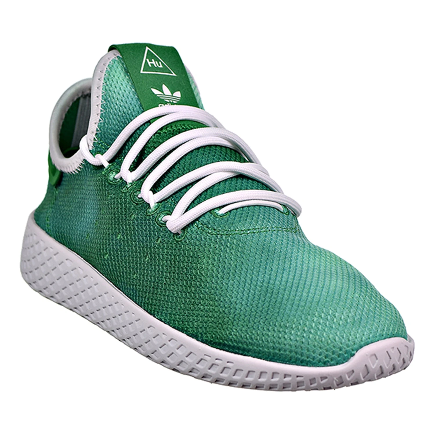 Adidas PW Tennis HU J Big Kids Shoes Green/White 2 Adidas PW Tennis HU J Big Kids Shoes Green/White - Image 2