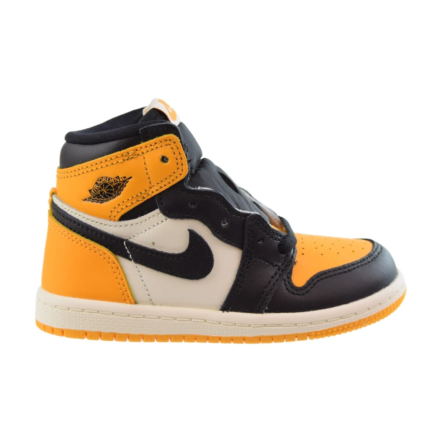 Air Jordan Retro 1 High OG (TD) Toddlers Shoes Taxi-Black-Sail 1 Air Jordan Retro 1 High OG (TD) Toddlers Shoes Taxi-Black-Sail