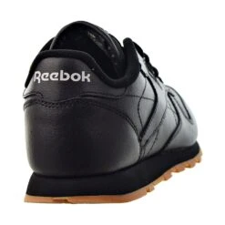 Reebok Classic Leather Big Kids' Shoes Black-Gum -RBD OUTLET ar1147 3