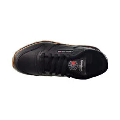 Reebok Classic Leather Big Kids' Shoes Black-Gum -RBD OUTLET ar1147 5