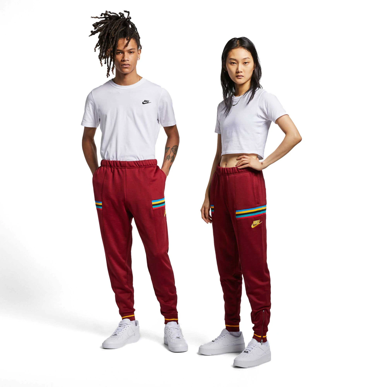 Nike Men's Re-Issue Polyknit Jogger Pants Burgundy 1 Nike Men's Re-Issue Polyknit Jogger Pants Burgundy
