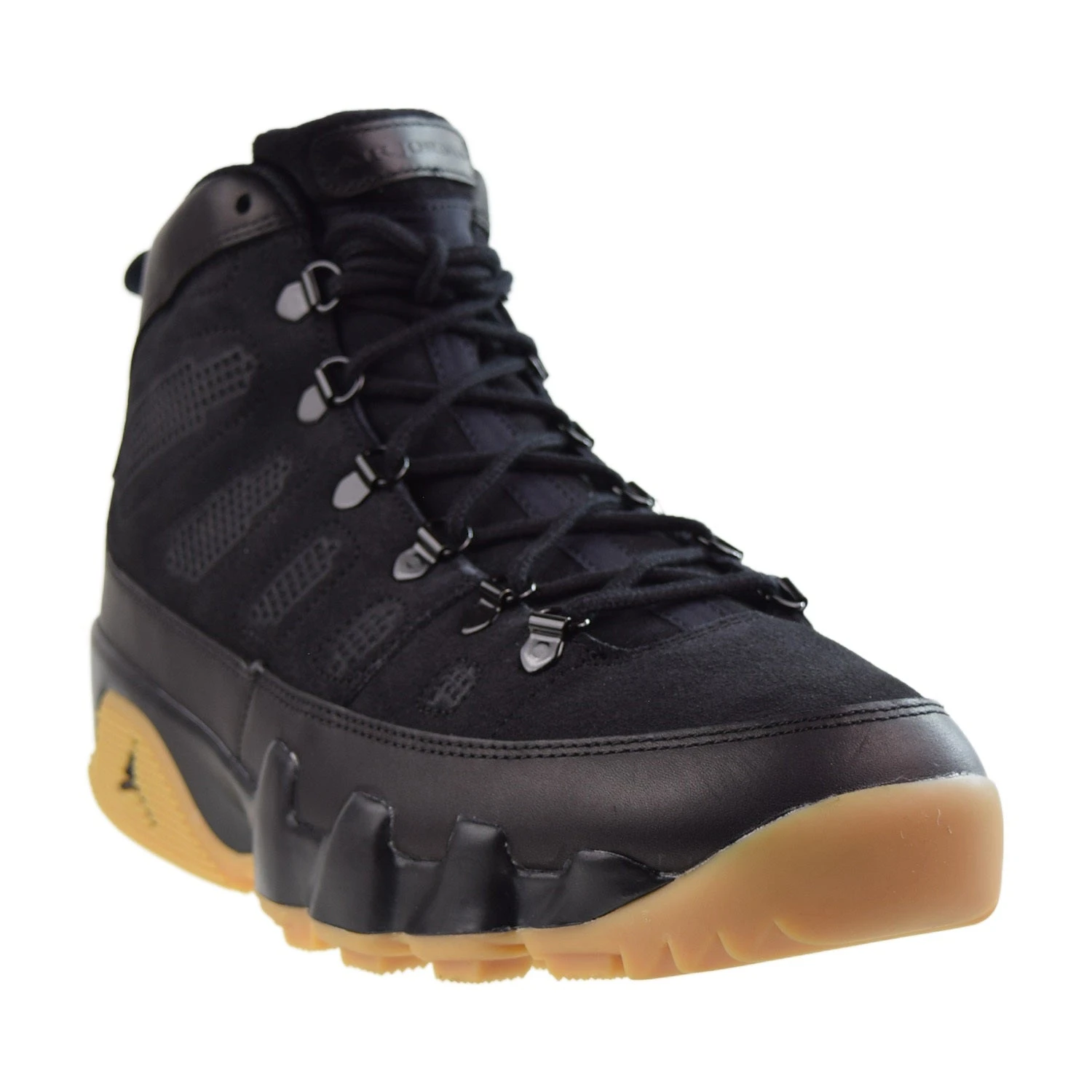 Air Jordan 9 Retro Men's Boot Black-Gum Light Brown 2 Air Jordan 9 Retro Men's Boot Black-Gum Light Brown - Image 2