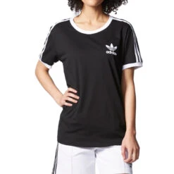 Adidas Originals 3-Stripes Women's T-Shirt Black/White